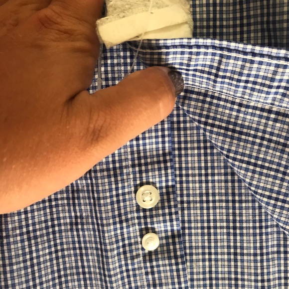 Blue Plaid Button Up - Picture 4 of 4